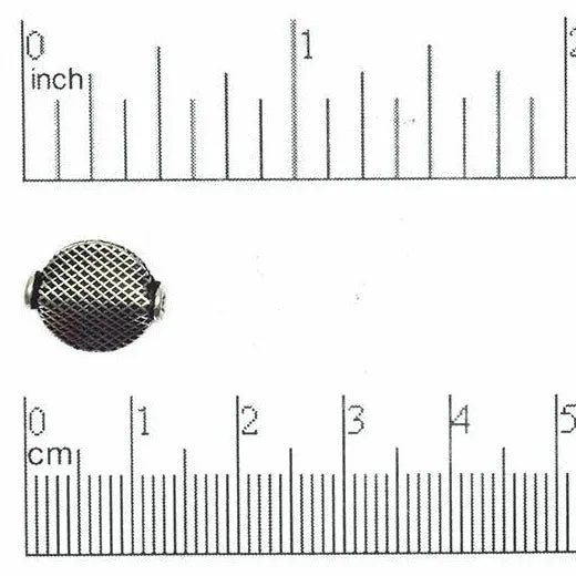 10mm Textured Flat Disc Bead - Made of Copper - Sold Individually - CS1922