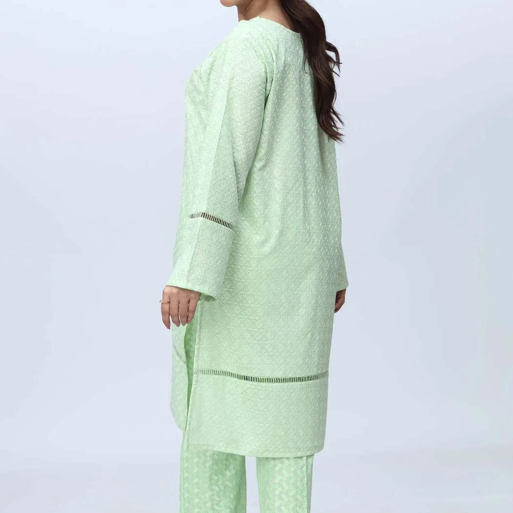 1PC-Embroidered ChikanKari Shirt PS4170