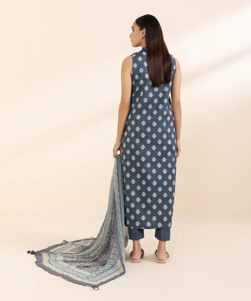 2 Piece - Printed Lawn Suit