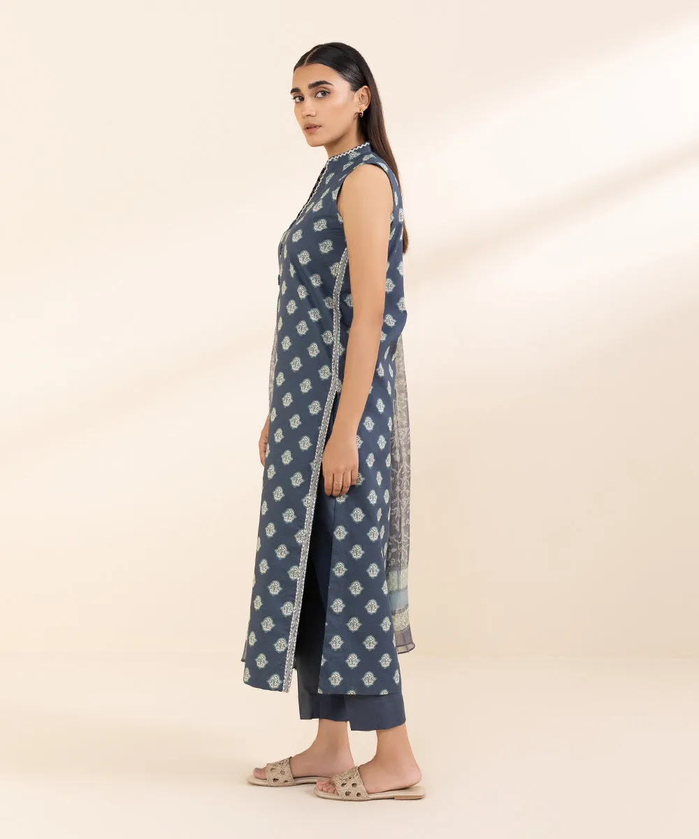 2 Piece - Printed Lawn Suit
