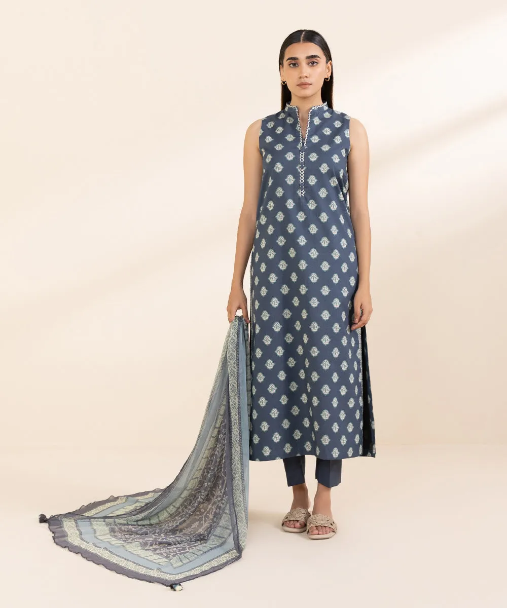 2 Piece - Printed Lawn Suit