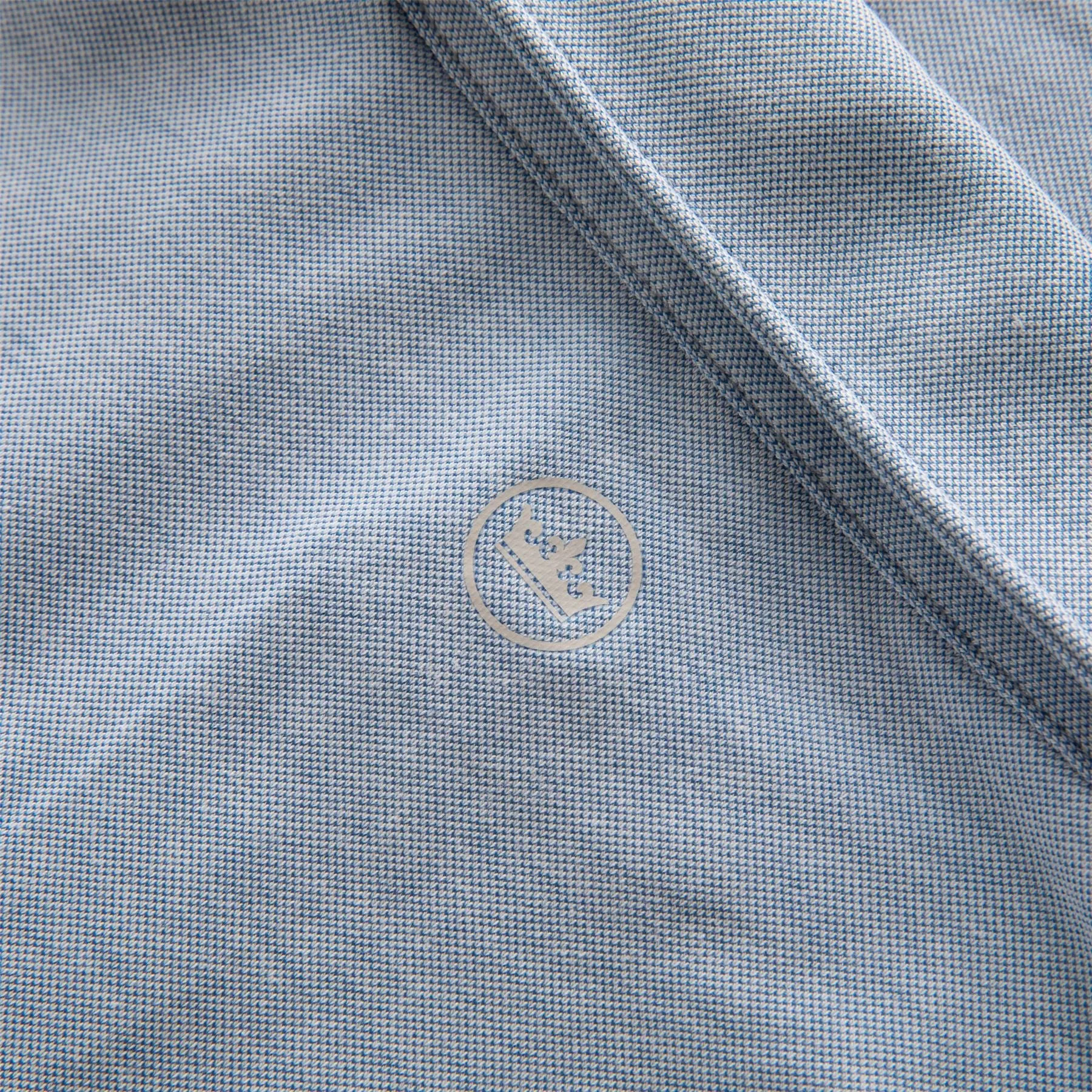 Albatross Cotton Blend Polo Vintage Indigo - AW23