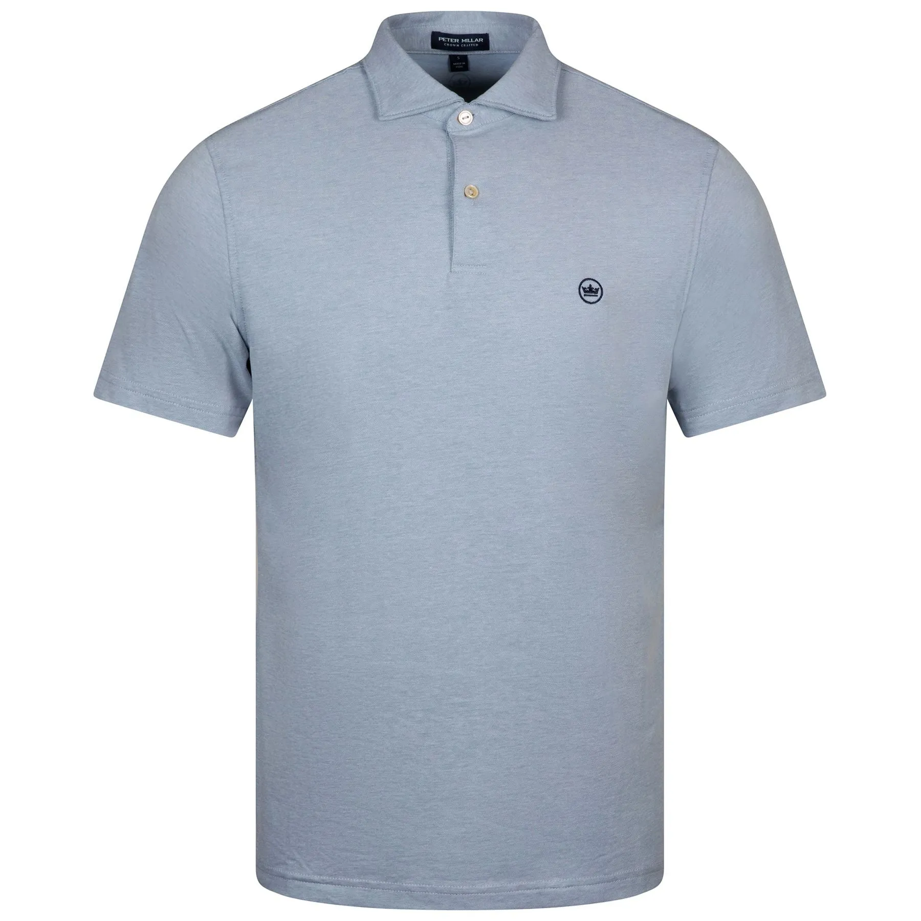 Albatross Cotton Blend Polo Vintage Indigo - AW23