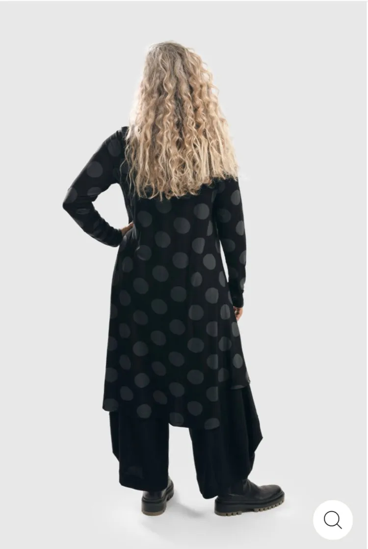 ALEMBIKA TS1427 DOT HI-LO TOP, GREY/BLACK
