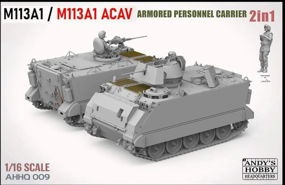 Andy's Hobby Headquarters AHHQ009 1/16 scale M113A1/ M113A1 ACAV kit