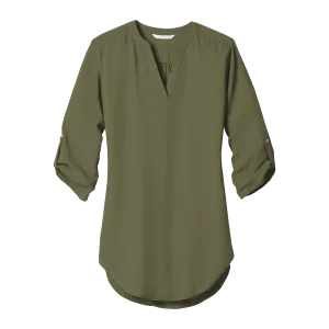 B1977 Ladies 3/4 Sleeve Tunic Blouse