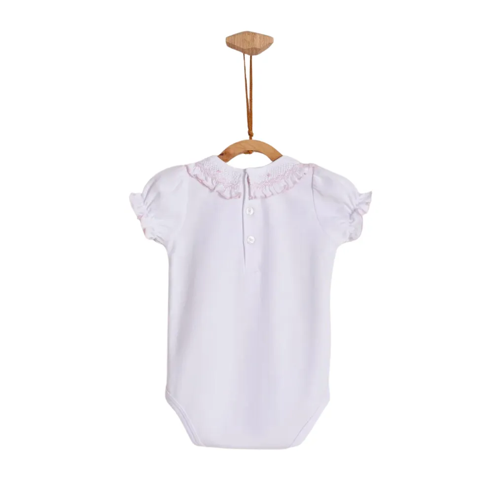 Babycottons Smock Short Sleeve Bodysuit