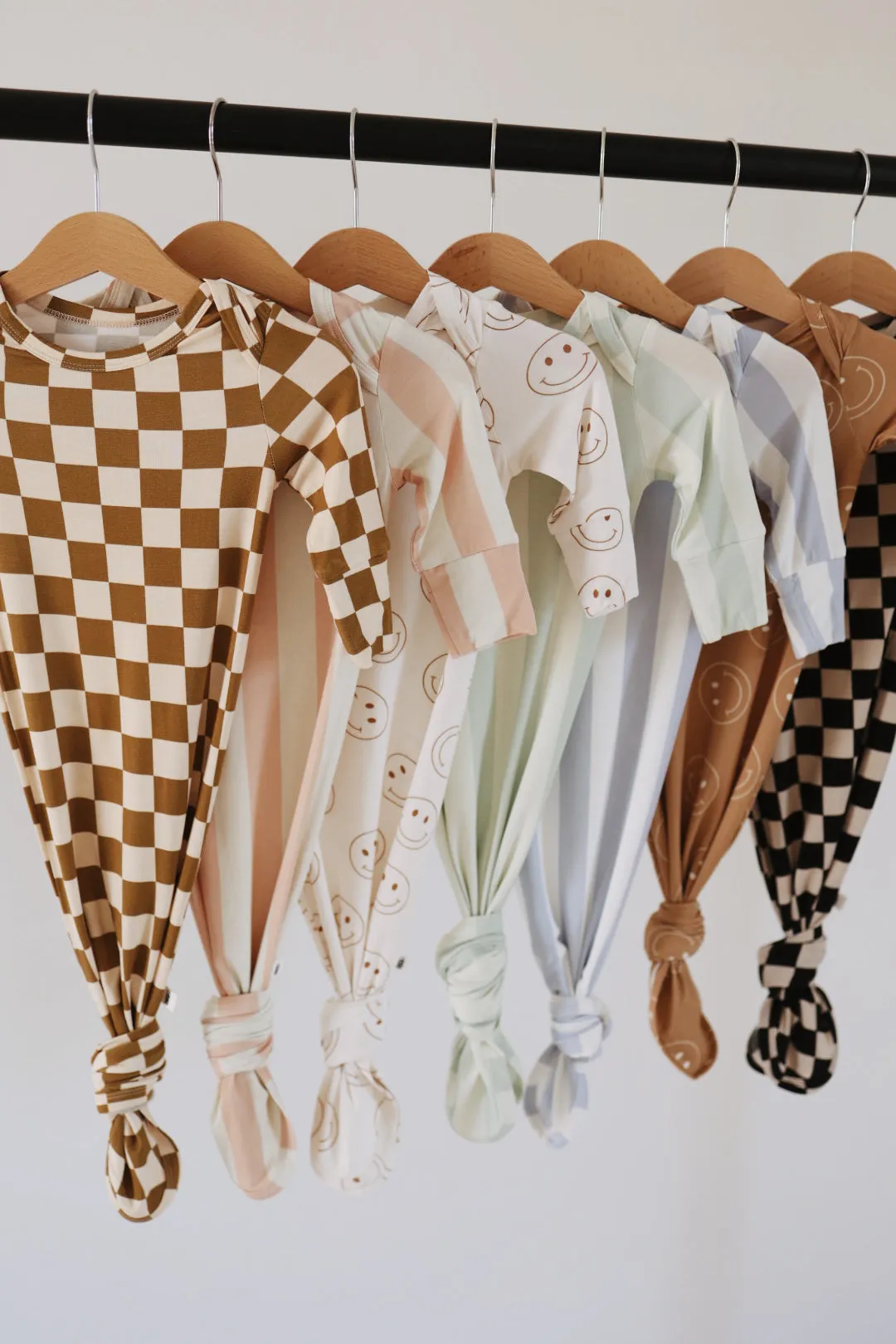 Bamboo Knotted Gown | Tan  Smile
