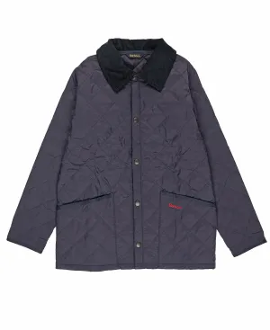 Barbour Boys Liddesdale Quilted Jacket Navy CQU0047 NY95