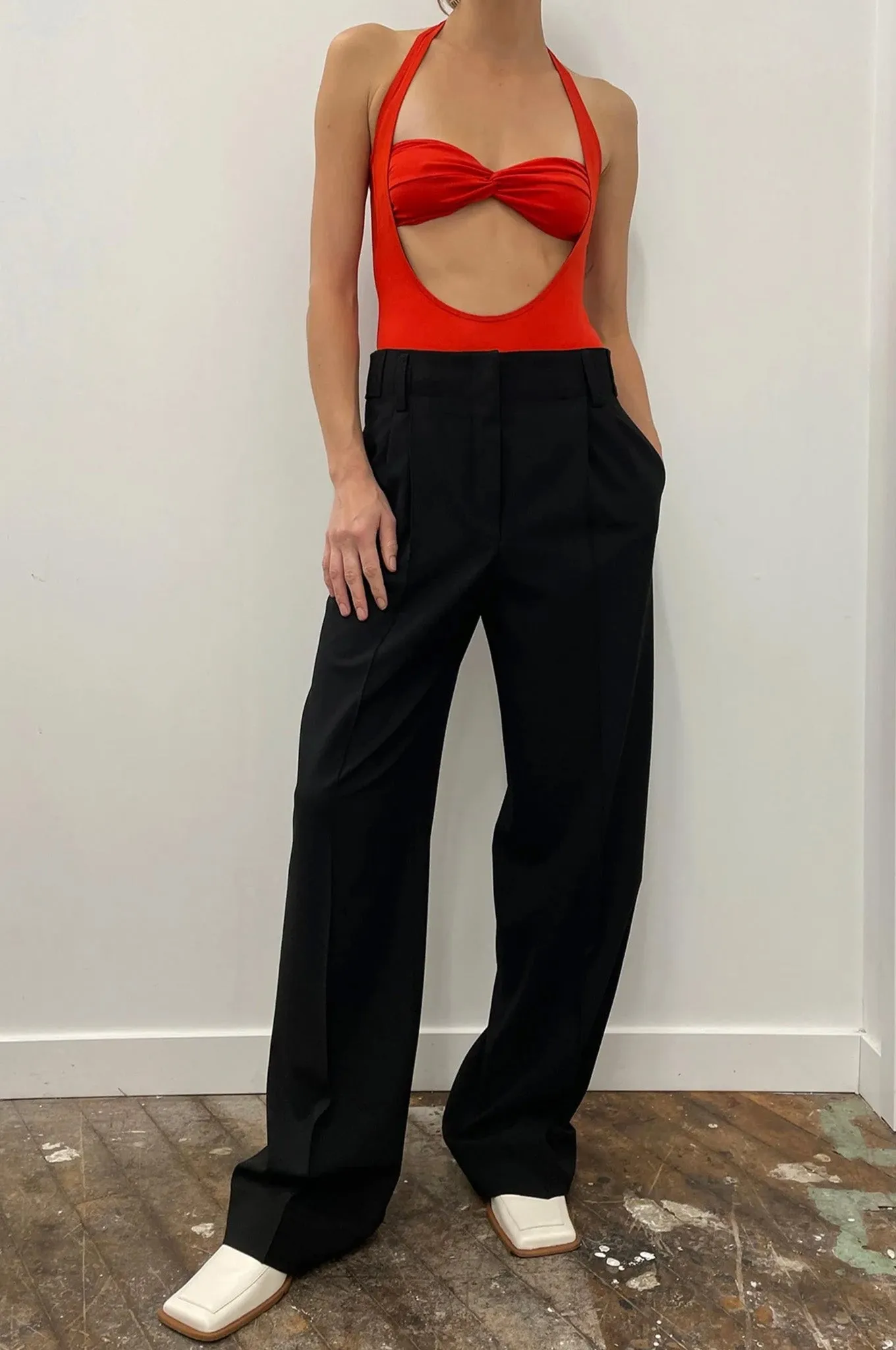 Beaufille - Baes Halter Bodysuit - Orange