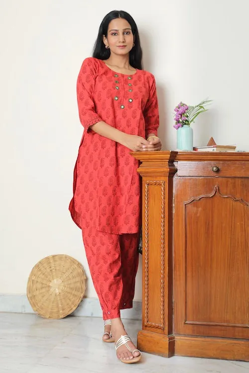 Bebaak Amruta Bagh Printed Tunic Set