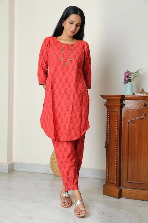 Bebaak Amruta Bagh Printed Tunic Set