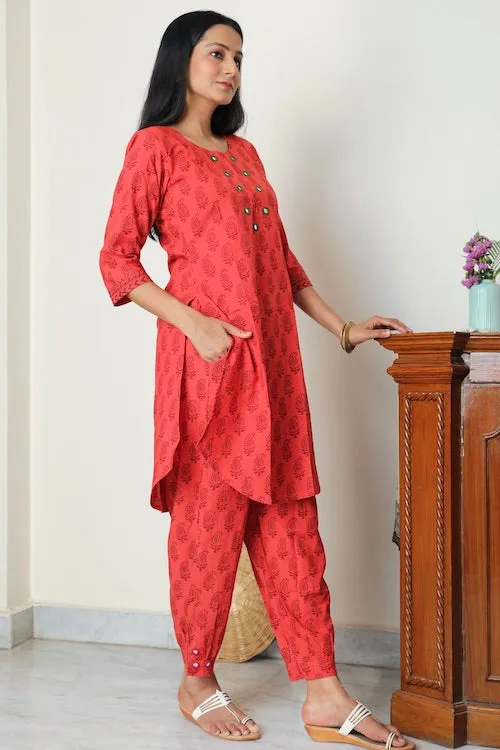 Bebaak Amruta Bagh Printed Tunic Set