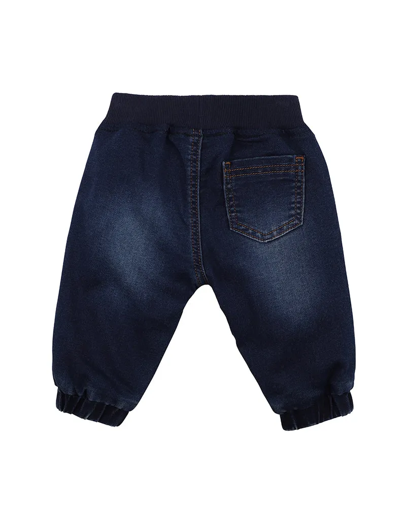 Bebe Boys Denim Pants - Dark Indigo (Size 00-5)