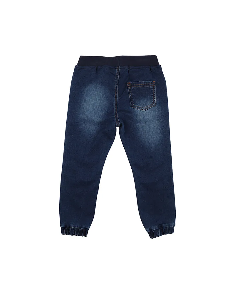 Bebe Boys Denim Pants - Dark Indigo (Size 00-5)