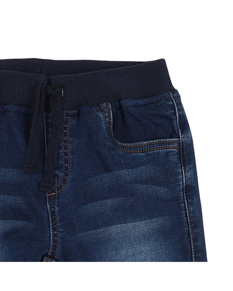 Bebe Boys Denim Pants - Dark Indigo (Size 00-5)
