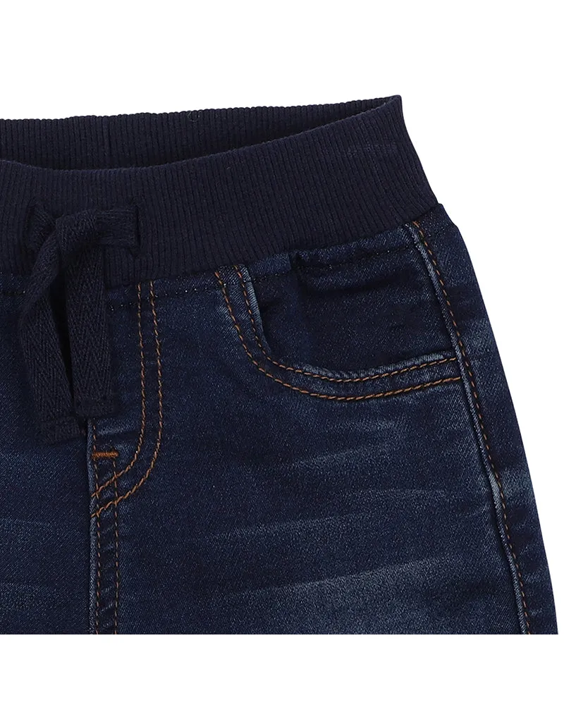 Bebe Boys Denim Pants - Dark Indigo (Size 00-5)