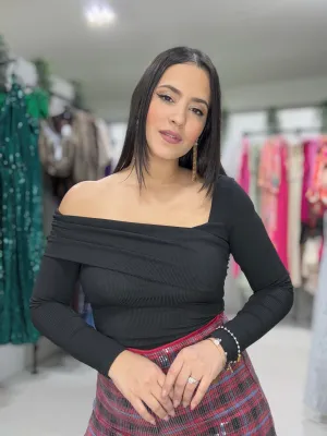 Black Basic Bodysuit