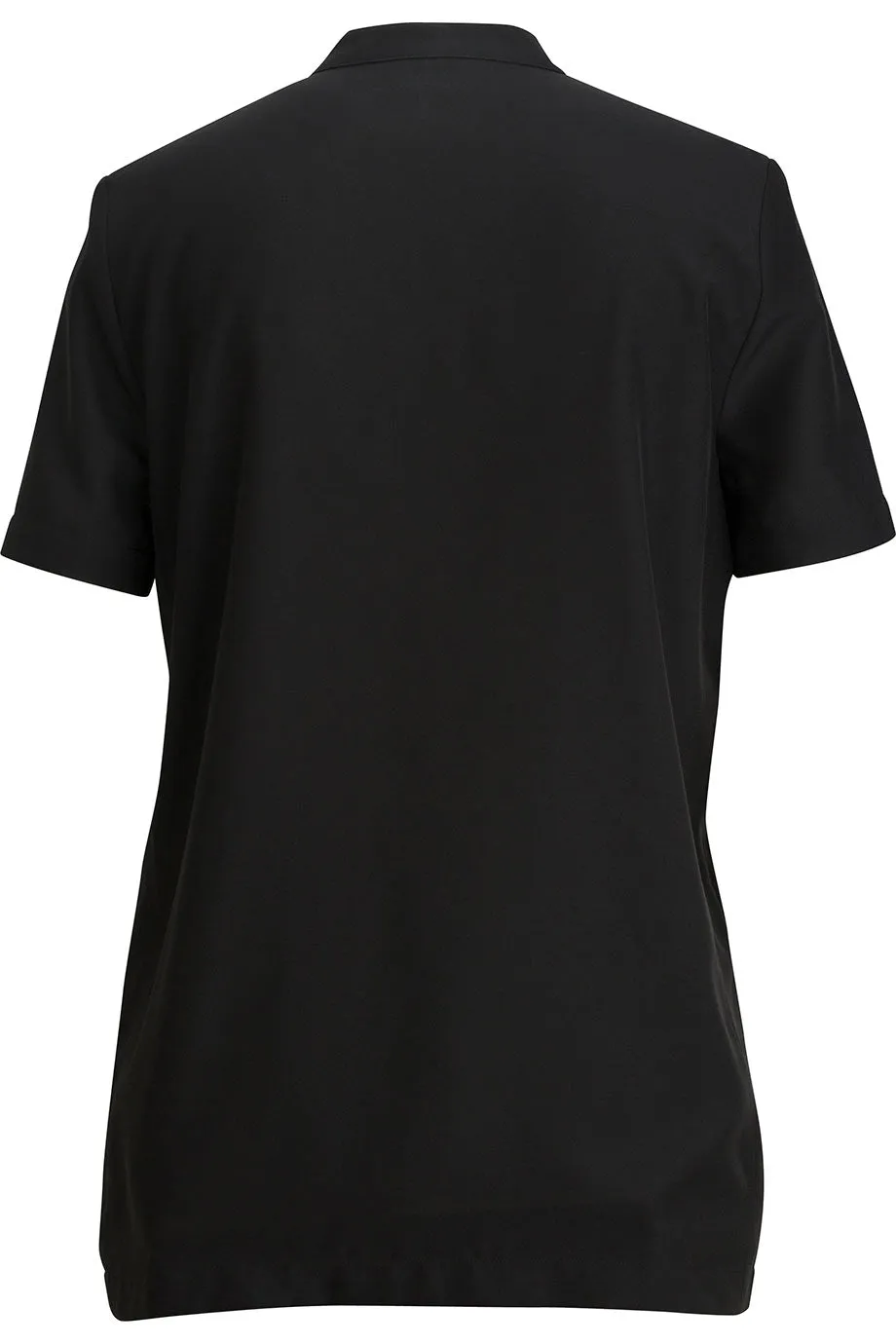 Black Housekeeping Full-Zip Tunic