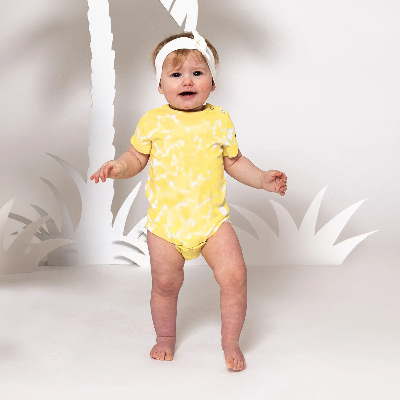 Bodysuit- lemon tie dye