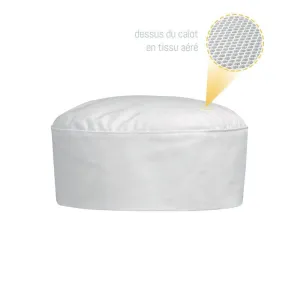 Breathable White Kitchen Cap - MANELLI