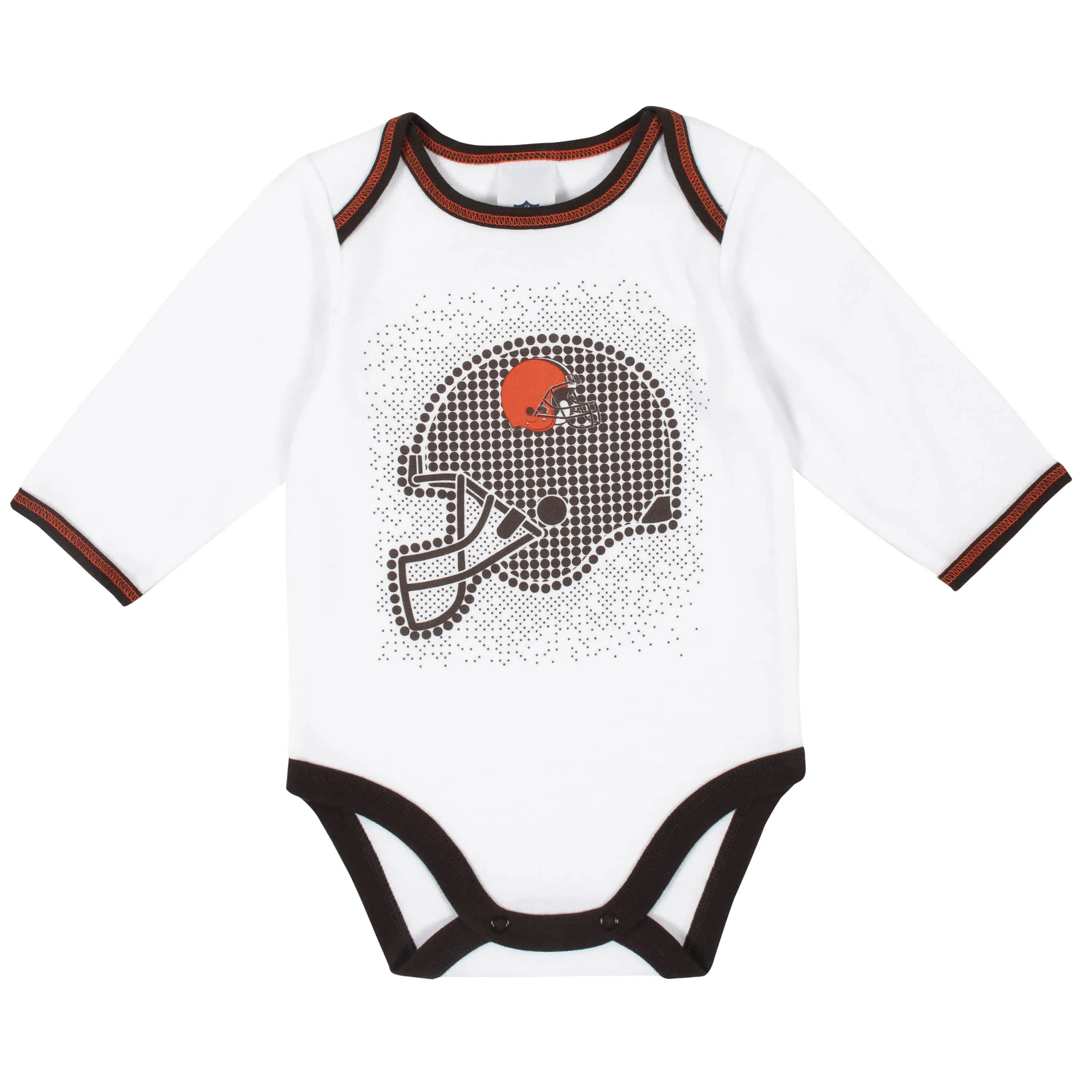 Browns Baby Boys 3-Piece Bodysuit, Pant, and Cap Set