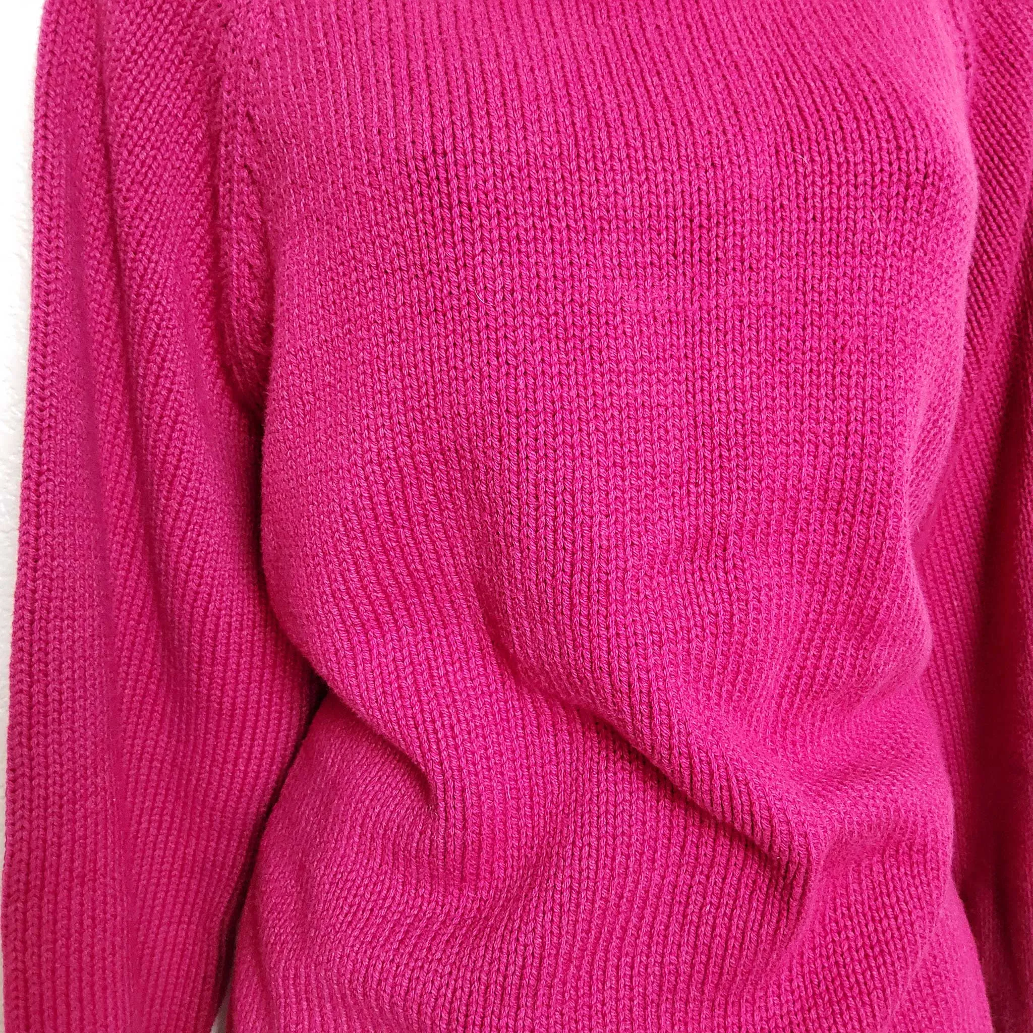 Calvin Klein Jeans Pink Turtleneck Sweater, Women's Extra Large