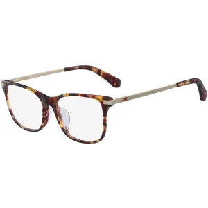 Calvin Klein Jeans Unisex Eyeglasses - Brown Tortoise Plastic Frame | CKJ492AF 218