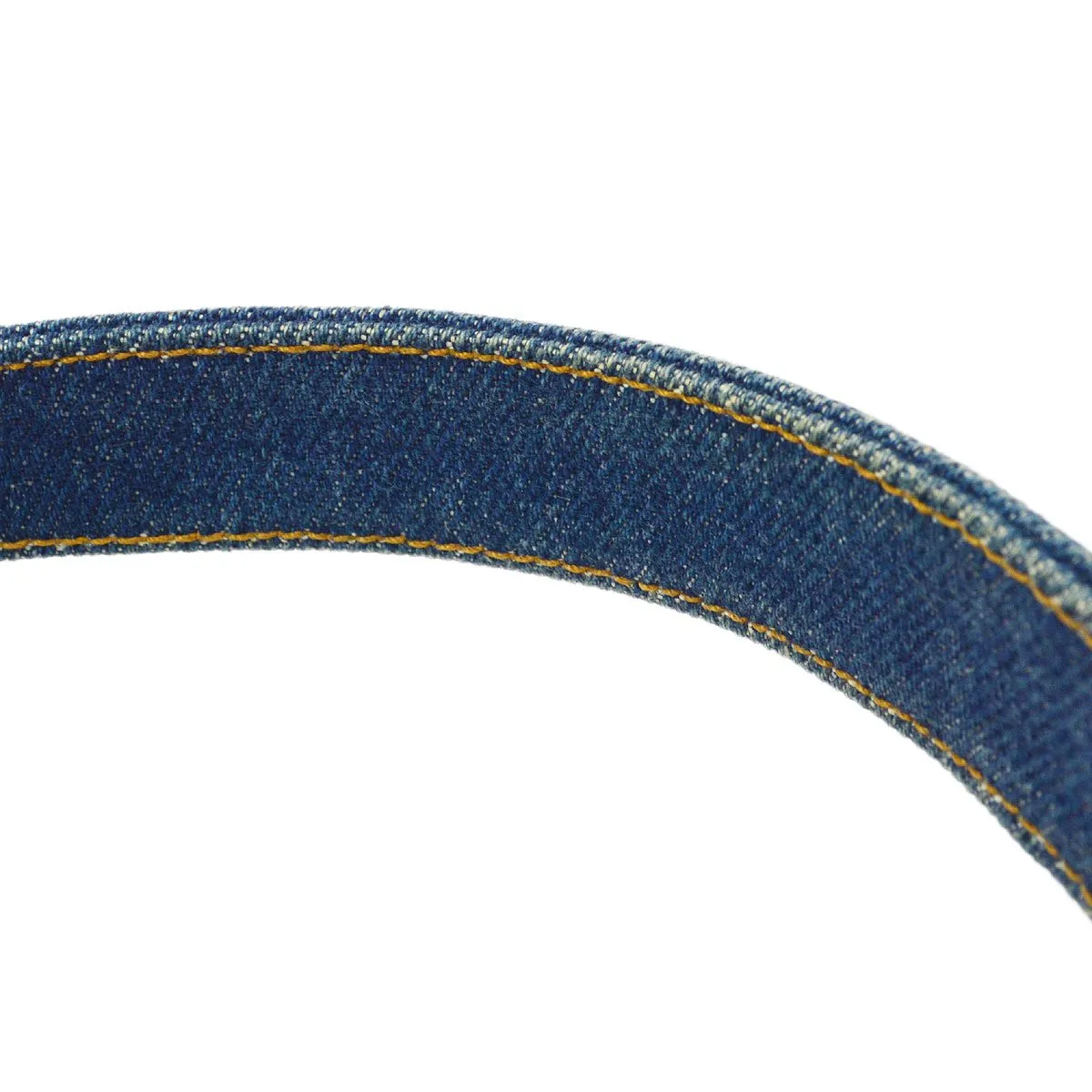 CHANEL 1996-1997 Denim Quilted Kelly 30 90049
