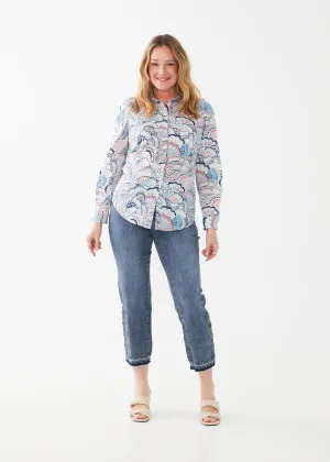Classic Long Sleeve Poplin Shell Shirt