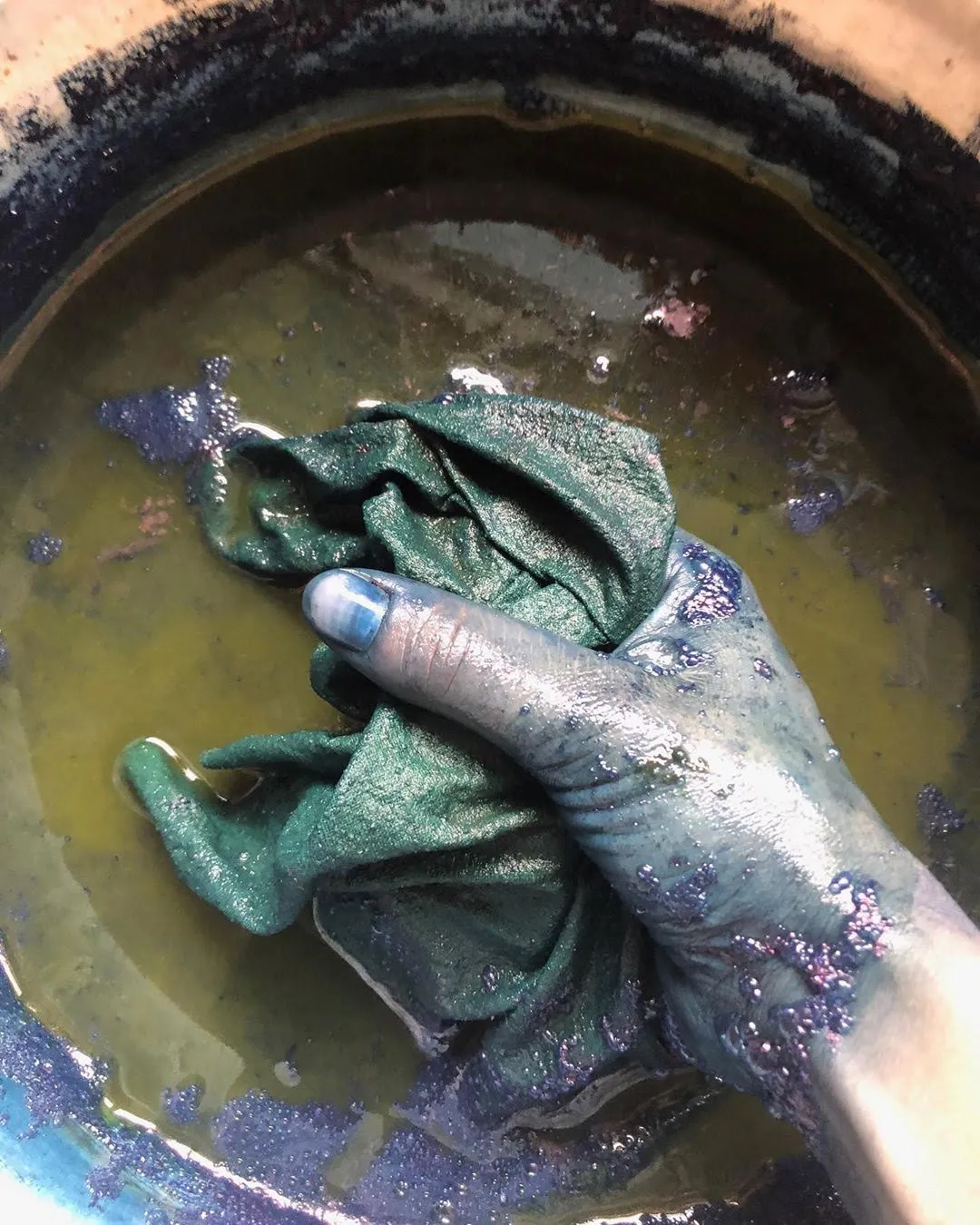 Clay Resist   Natural Indigo Dyeing Online Class