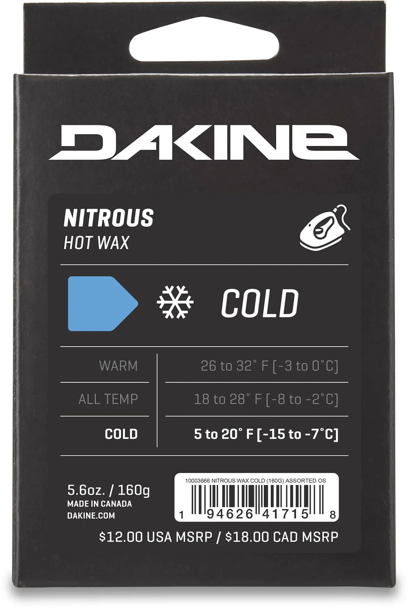 Dakine Nitrous Cold Wax