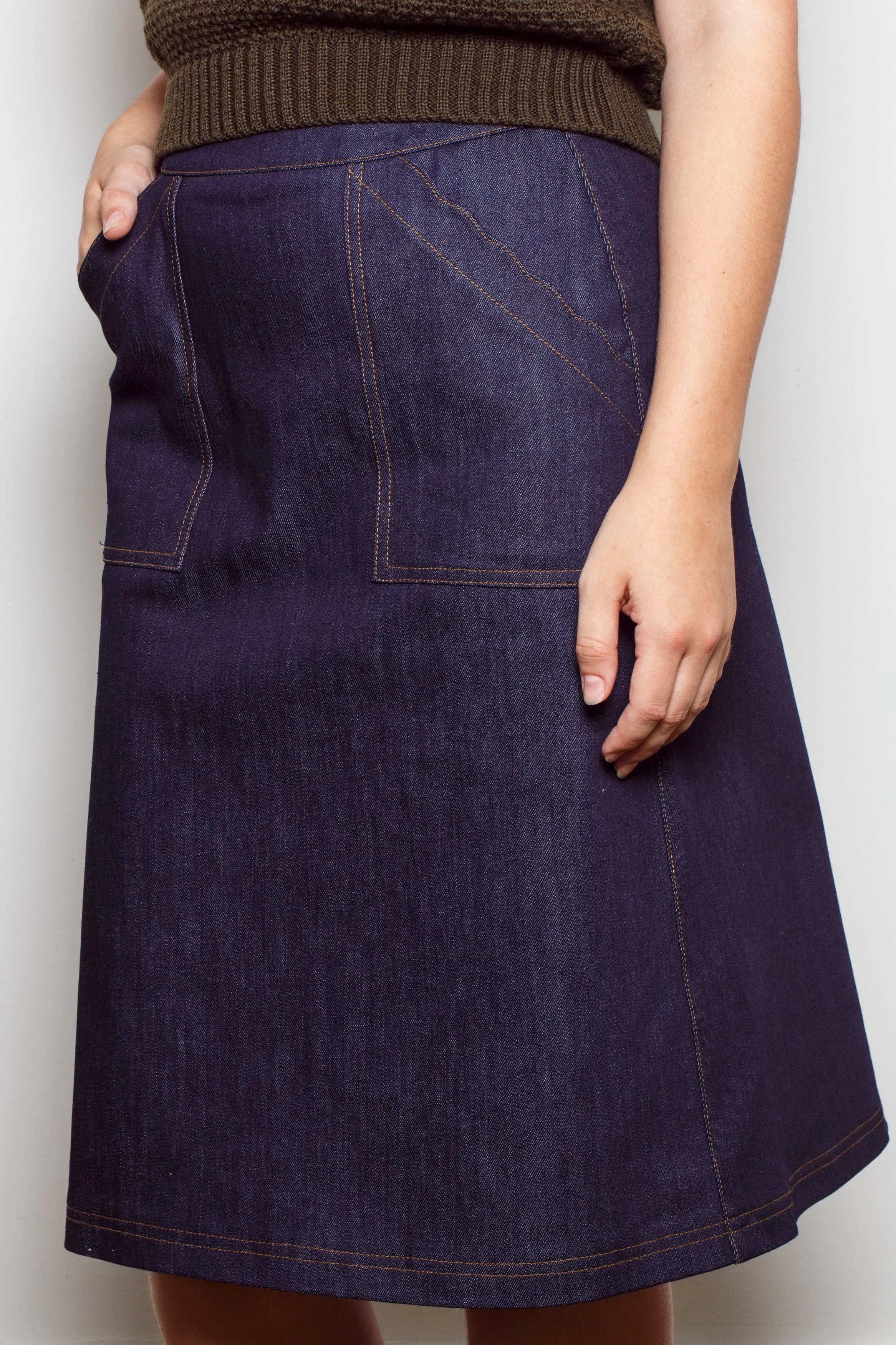 Dalston Sara Skirt Indigo Denim