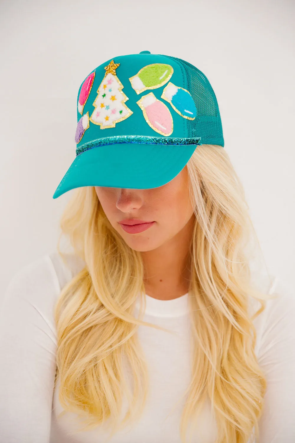DECK THE HALLS TRUCKER HAT