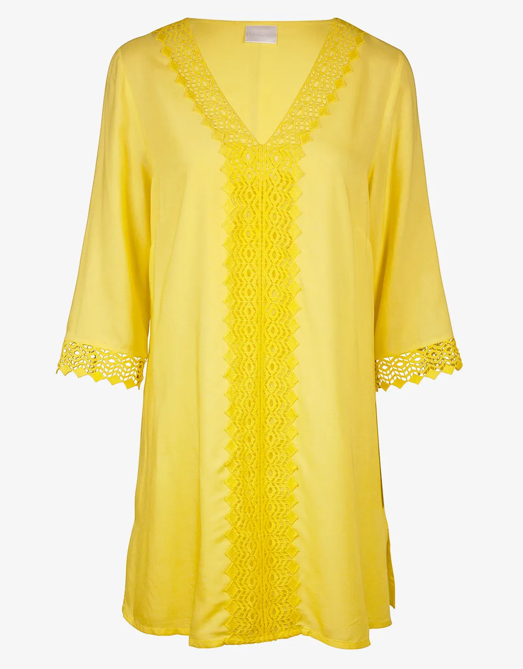 Embroidered Tunic - Yellow
