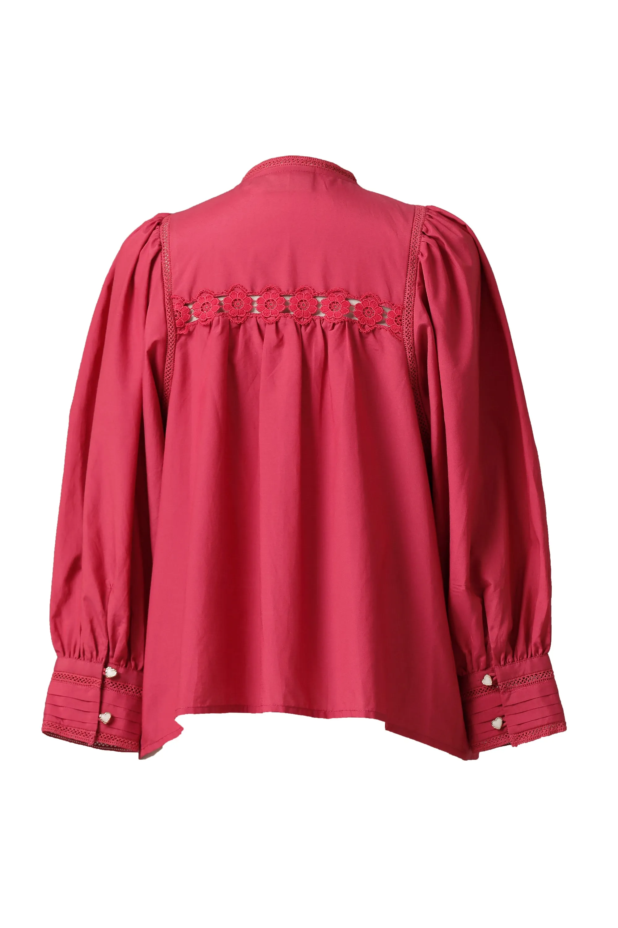 Emily Lovelock Crimson Anya Blouse