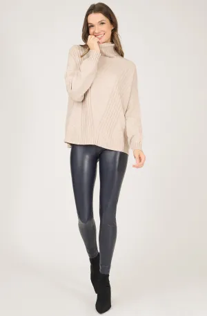 Faux Leather Legging