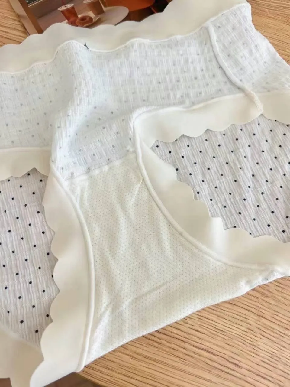 Female Korean Stylish breathable bowknot underwear lingerie