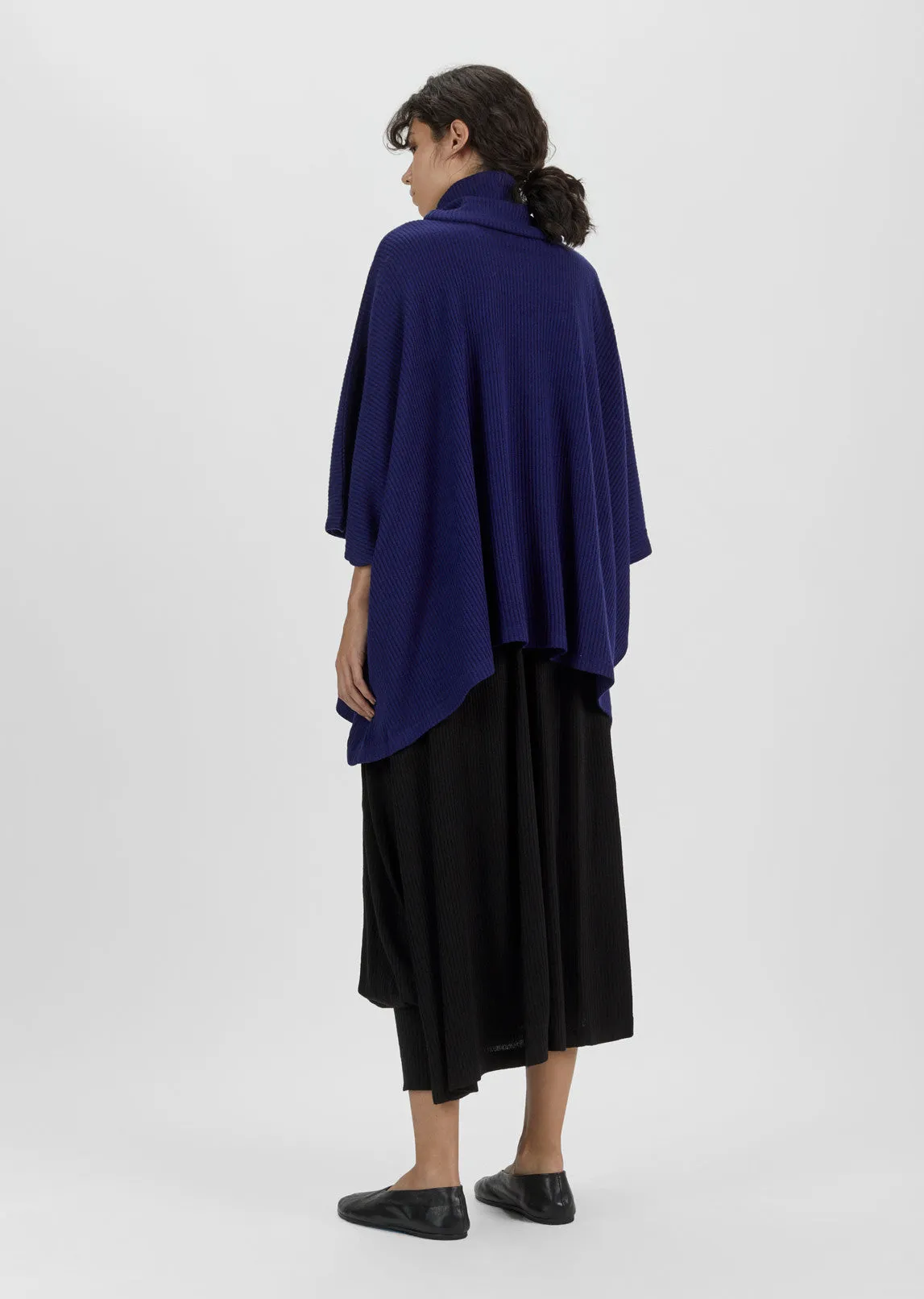 Flared Turtleneck Sweater