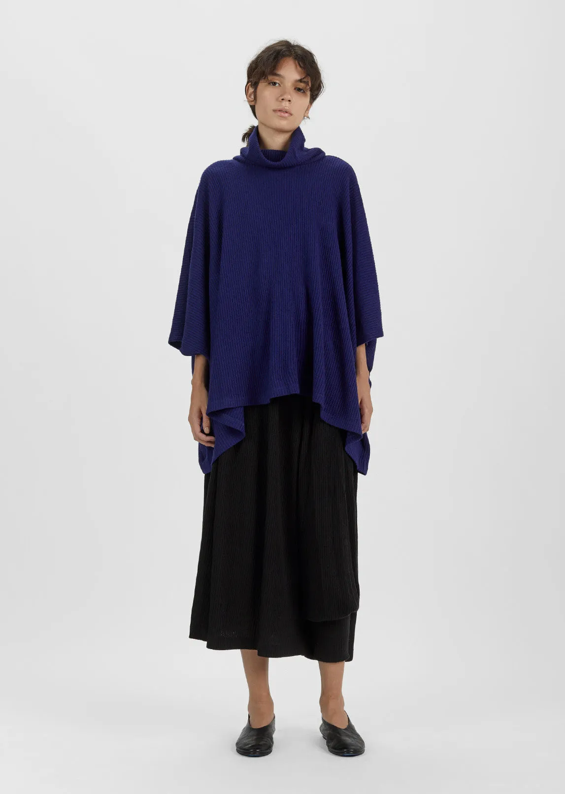 Flared Turtleneck Sweater