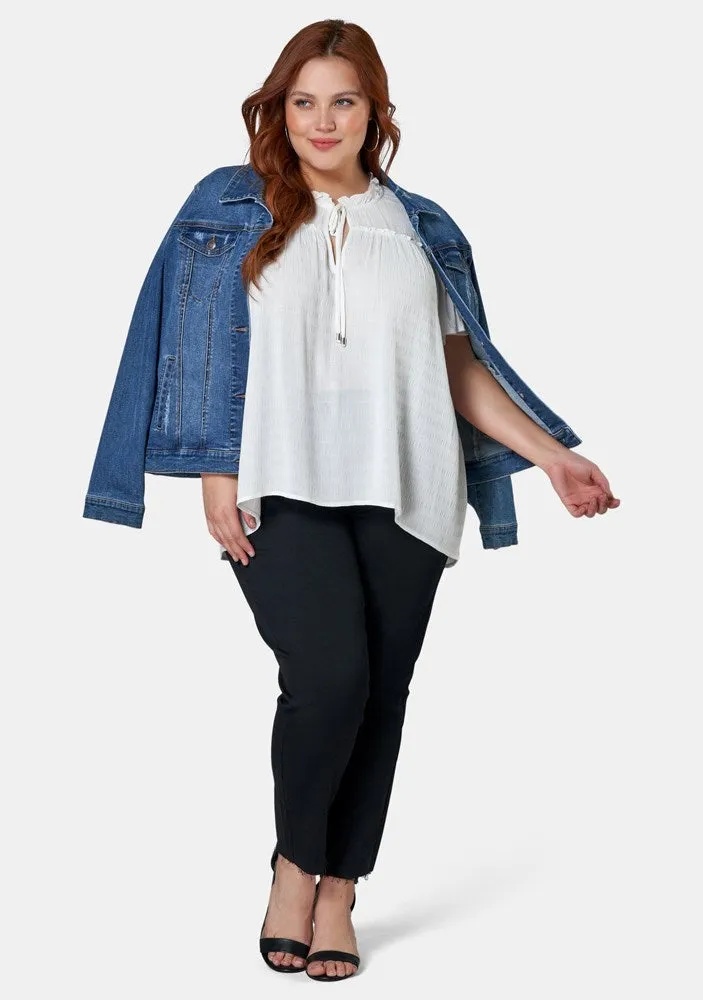 Frances Flutter Sleeve Top