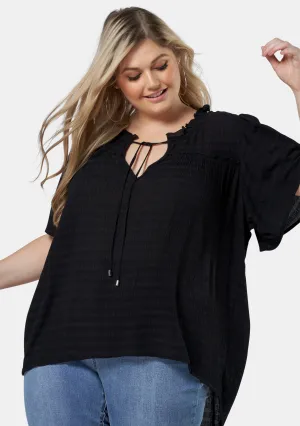 Frances Flutter Sleeve Top