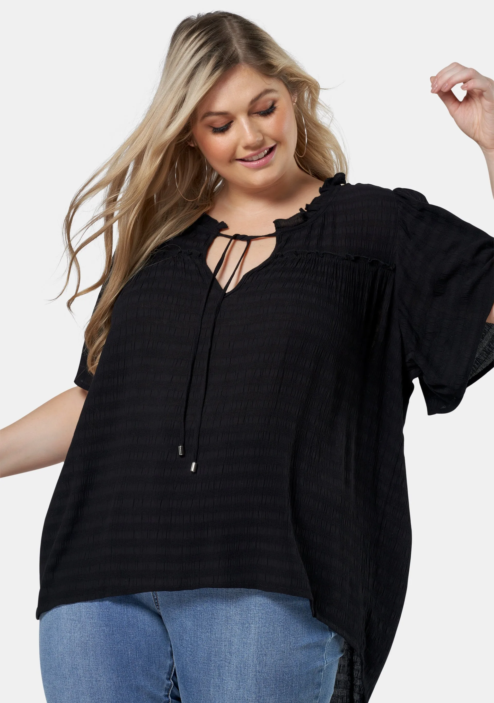 Frances Flutter Sleeve Top