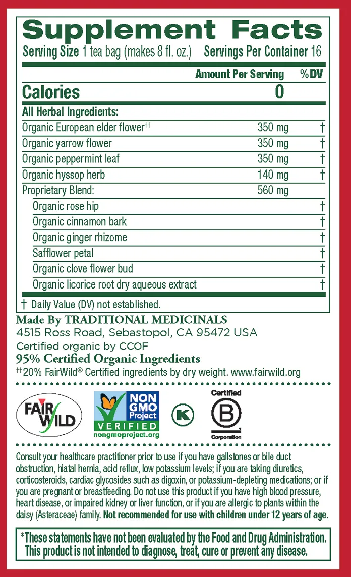 Gypsy Cold Care Herbal Tea