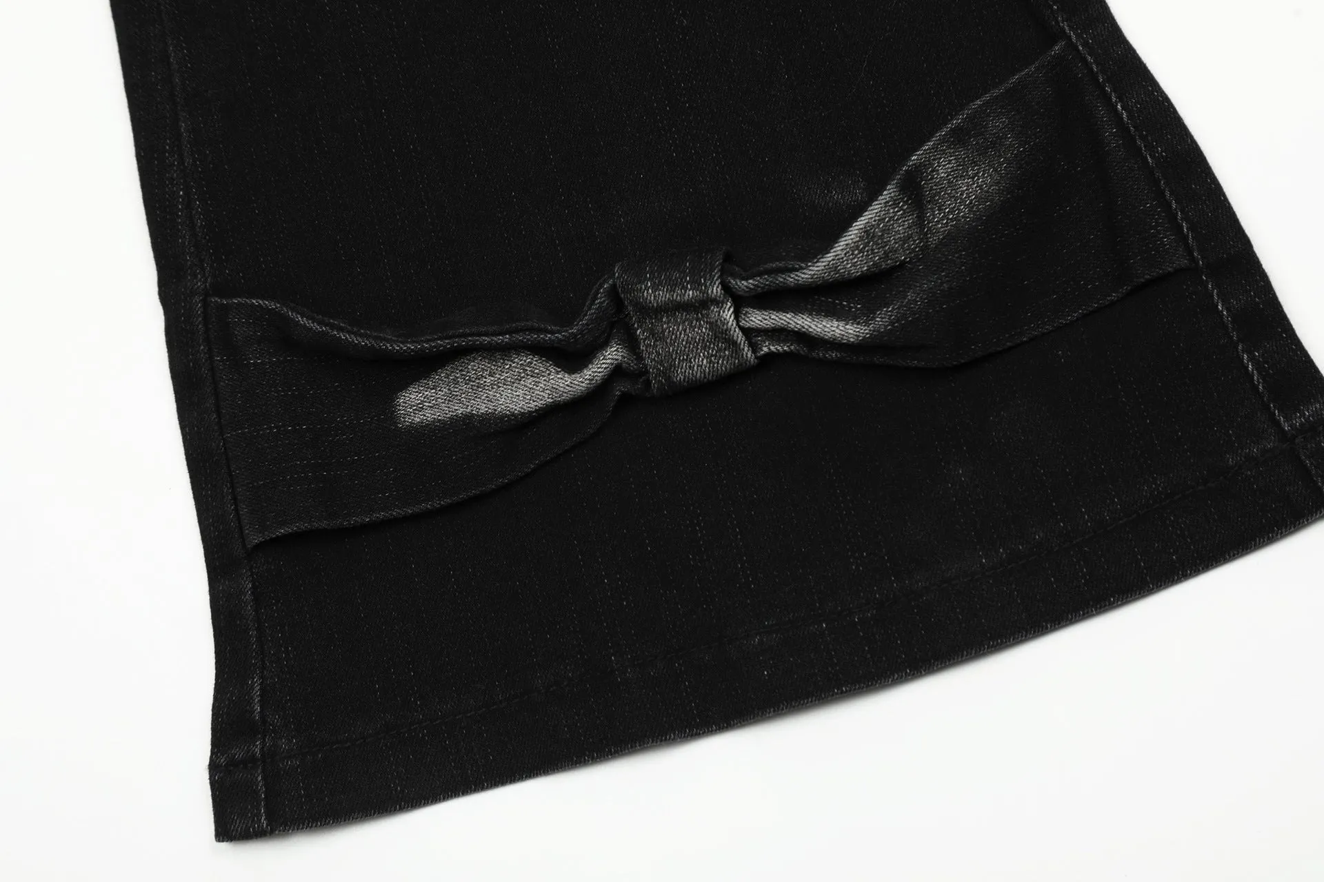 Halloy™ Retro Cute Bow Jeans
