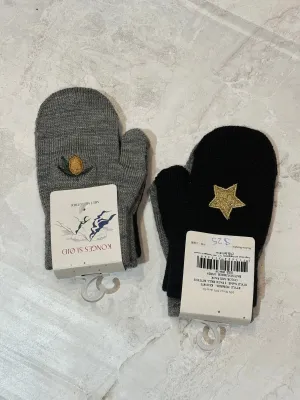 Hat | 2 Pack Mittens - Navy | Konges Slojd