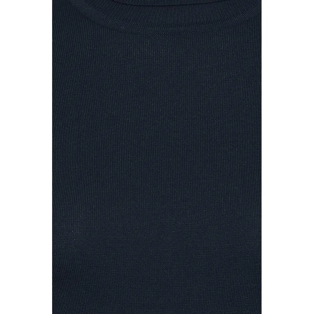 ICHI Blue Viscose Sweater