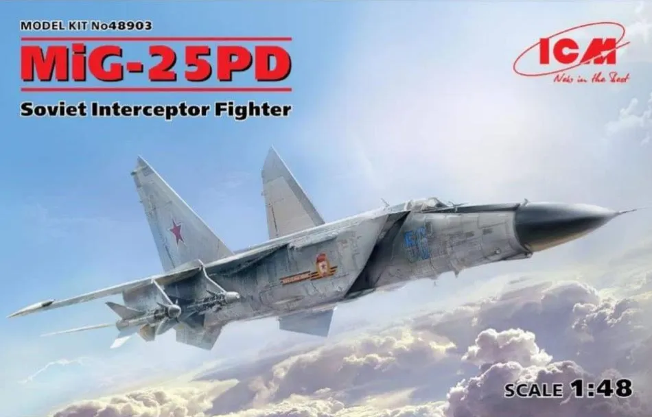 ICM 48903 1/48 Mig-25 PD Soviet Interceptor