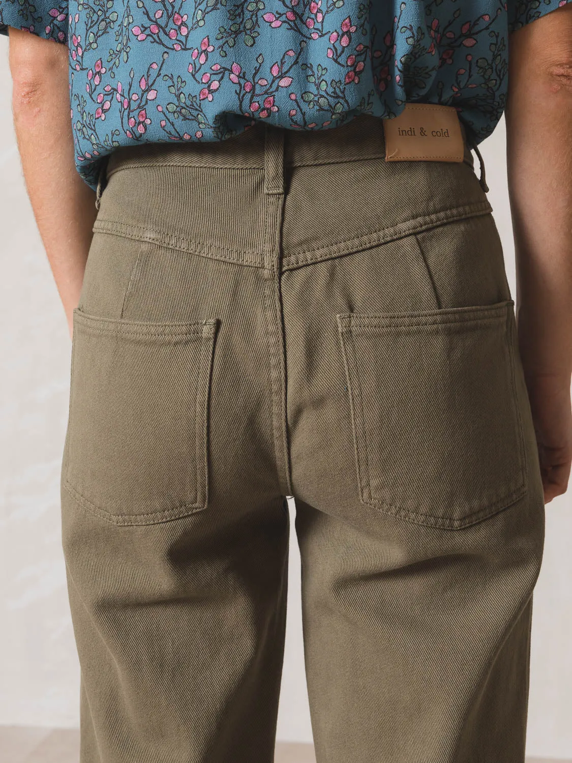 Indi & Cold Nico Twill Wide Leg Pant