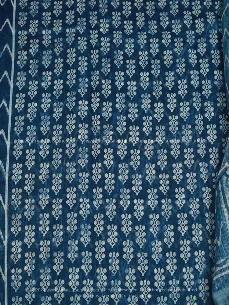 Indigo Banarasi Silk Saree - Just ₹608! 🌟